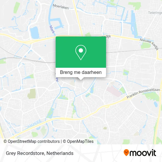 Grey Recordstore kaart