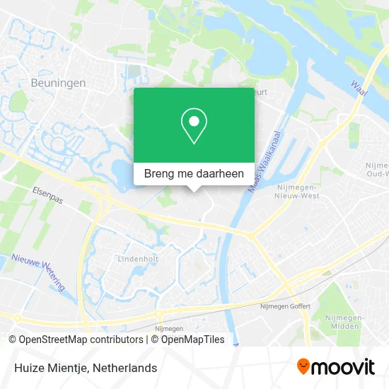 Huize Mientje kaart