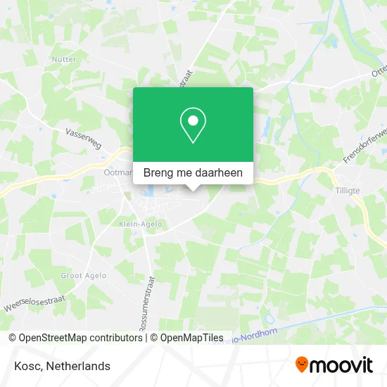 Kosc kaart