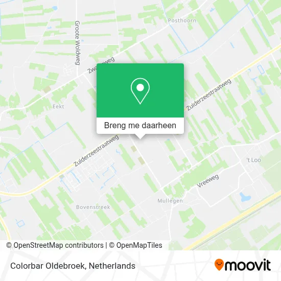 Colorbar Oldebroek kaart