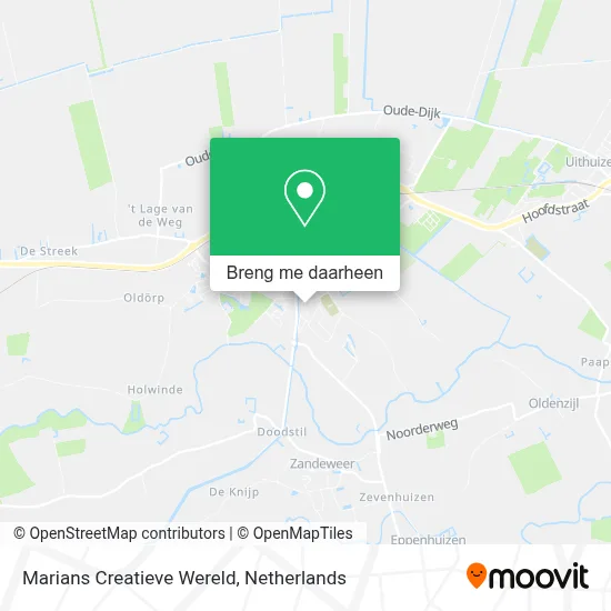 Marians Creatieve Wereld kaart