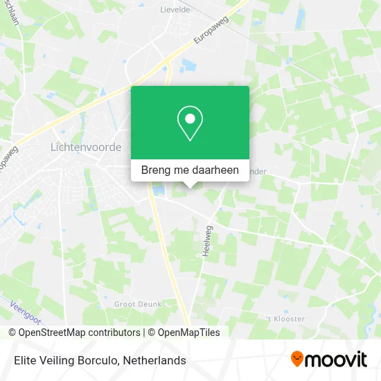 Elite Veiling Borculo kaart
