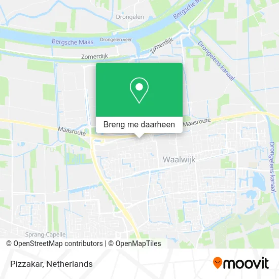 Pizzakar kaart