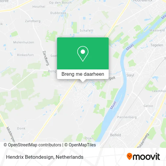 Hendrix Betondesign kaart