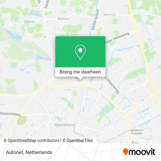 Autonet kaart