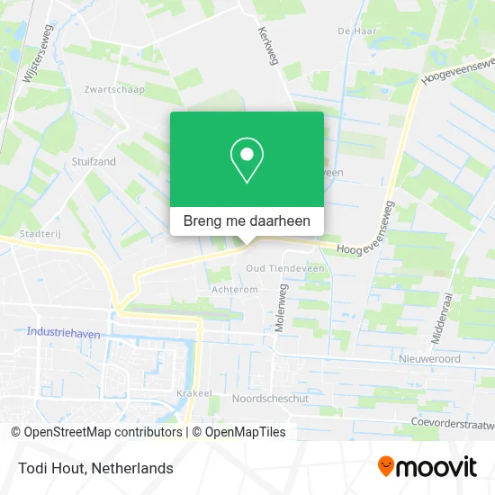 Todi Hout kaart