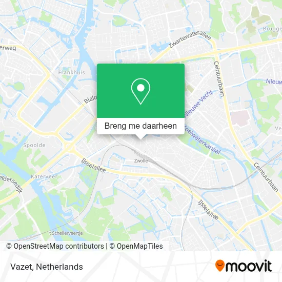 Vazet kaart