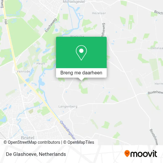 De Glashoeve kaart