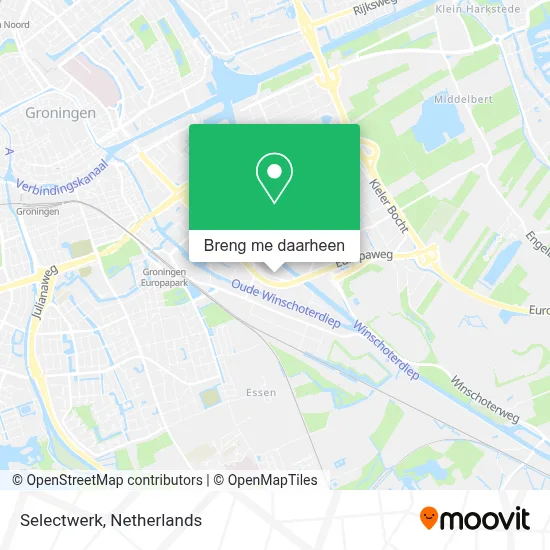 Selectwerk kaart