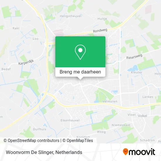 Woonvorm De Slinger kaart