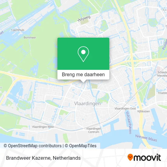 Brandweer Kazerne kaart