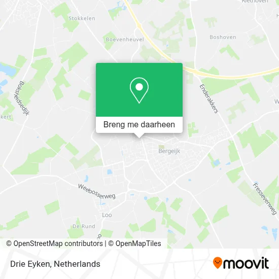 Drie Eyken kaart