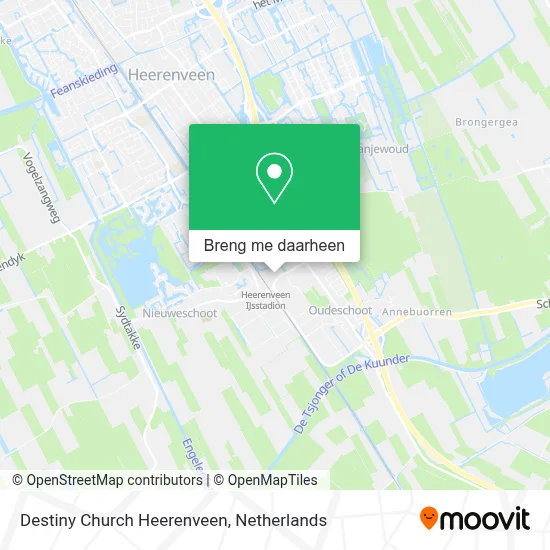 Destiny Church Heerenveen kaart