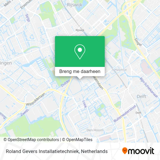 Roland Gevers Installatietechniek kaart