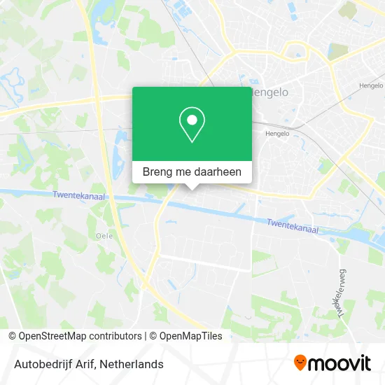 Autobedrijf Arif kaart