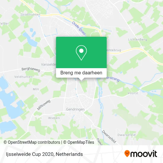 Ijsselweide Cup 2020 kaart