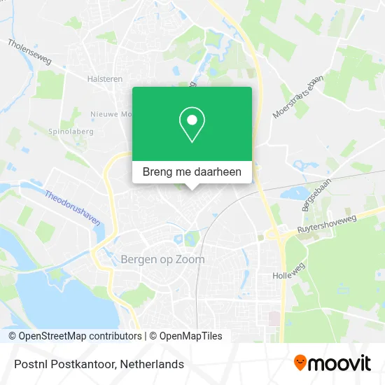 Postnl Postkantoor kaart