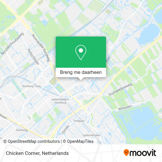 Chicken Corner kaart