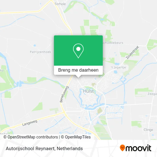 Autorijschool Reynaert kaart