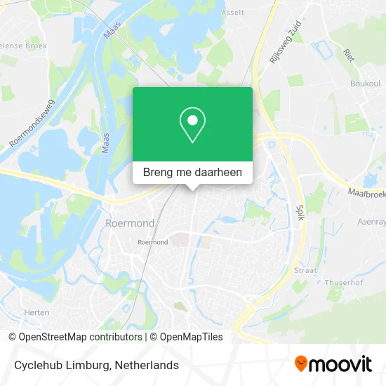 Cyclehub Limburg kaart