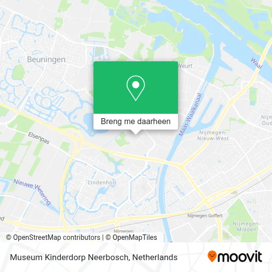 Museum Kinderdorp Neerbosch kaart