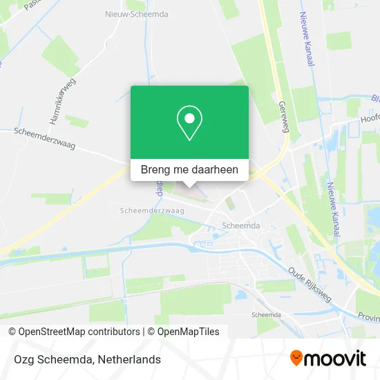 Ozg Scheemda kaart