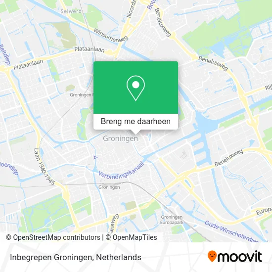 Inbegrepen Groningen kaart