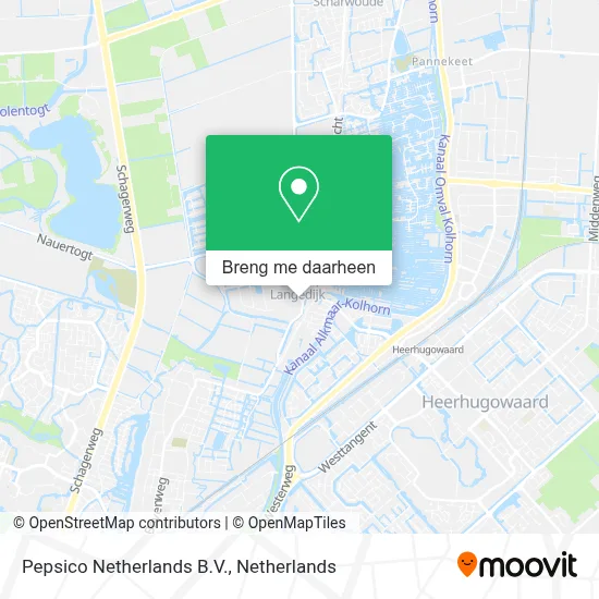 Pepsico Netherlands B.V. kaart