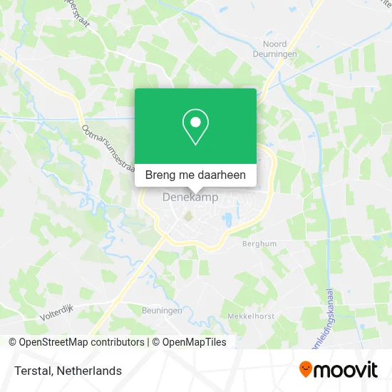 Terstal kaart