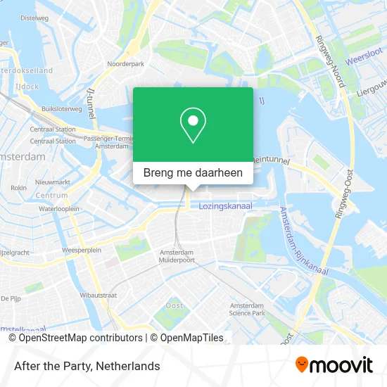After the Party kaart