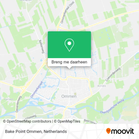 Bake Point Ommen kaart