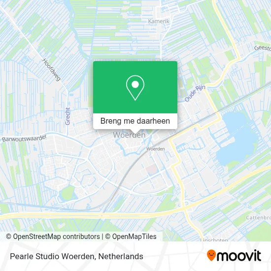 Pearle Studio Woerden kaart