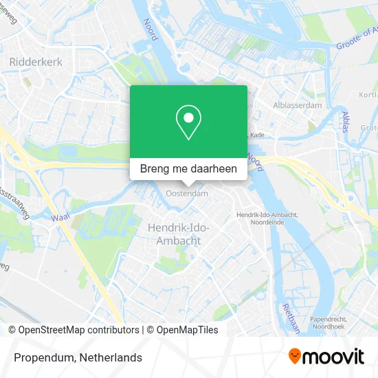 Propendum kaart