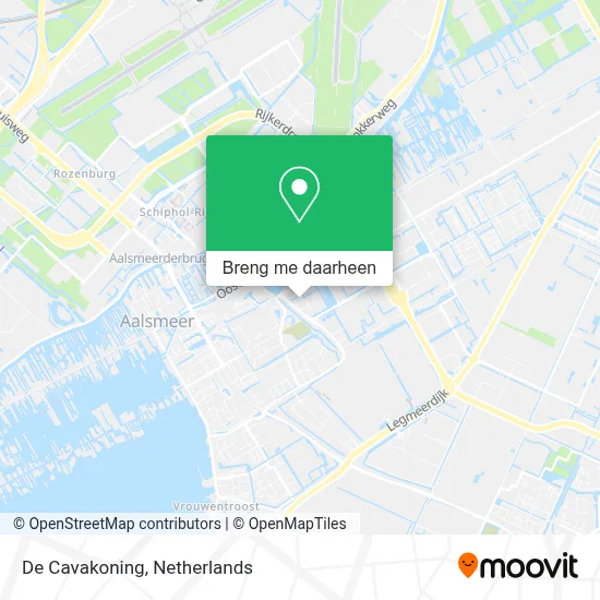 De Cavakoning kaart