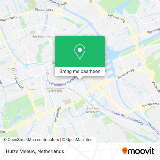 Huize Meeuw kaart