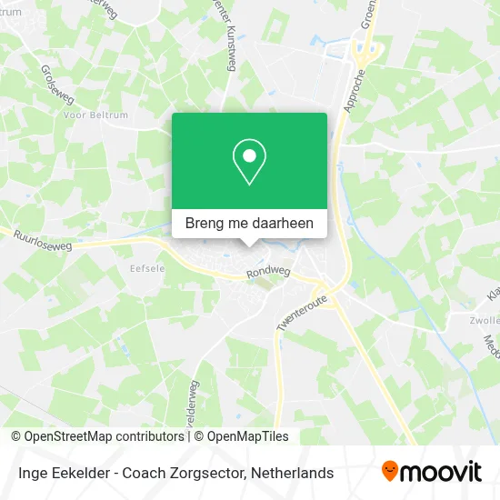 Inge Eekelder - Coach Zorgsector kaart