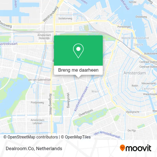 Dealroom.Co kaart