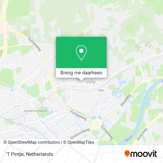 'T Pintje kaart