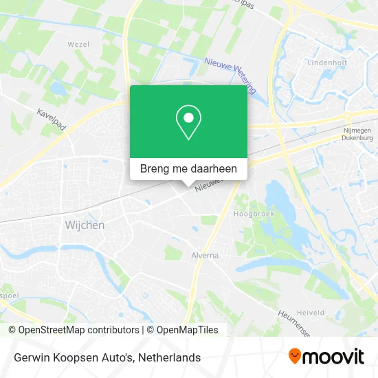 Gerwin Koopsen Auto's kaart