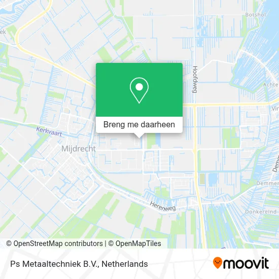 Ps Metaaltechniek B.V. kaart