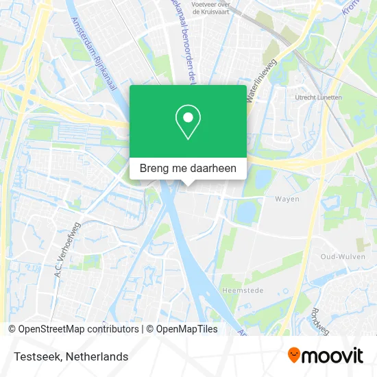 Testseek kaart