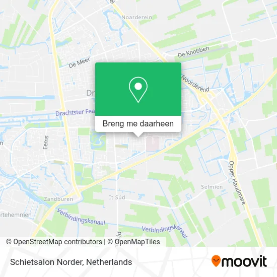 Schietsalon Norder kaart