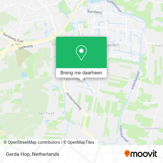 Gerda Hop kaart