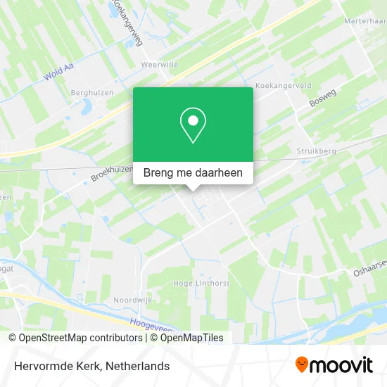 Hervormde Kerk kaart