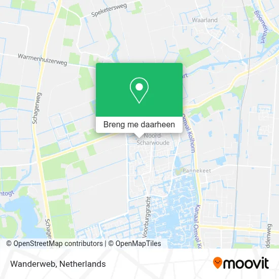 Wanderweb kaart