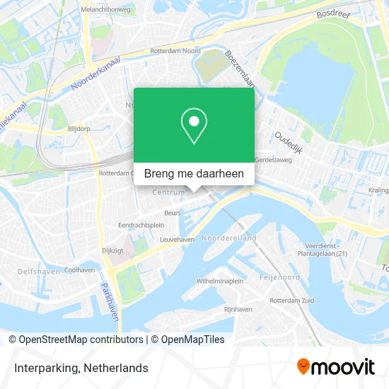 Interparking kaart