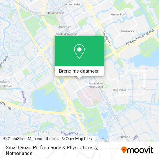 Smart Road Performance & Physiotherapy kaart