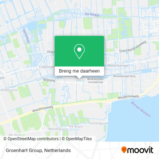 Groenhart Group kaart