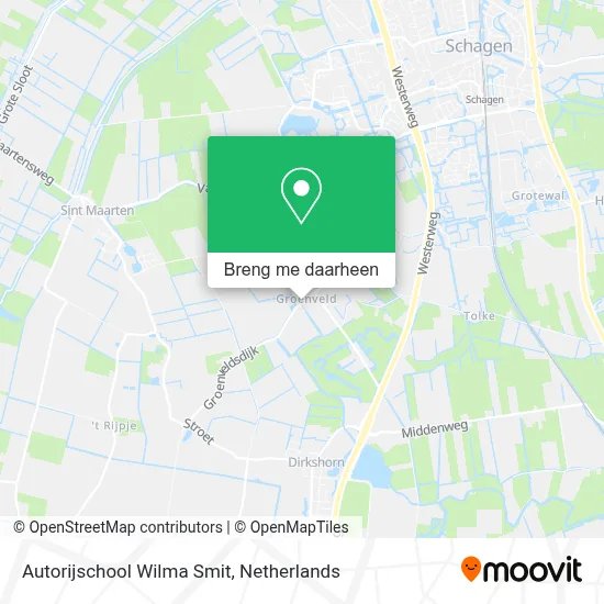Autorijschool Wilma Smit kaart