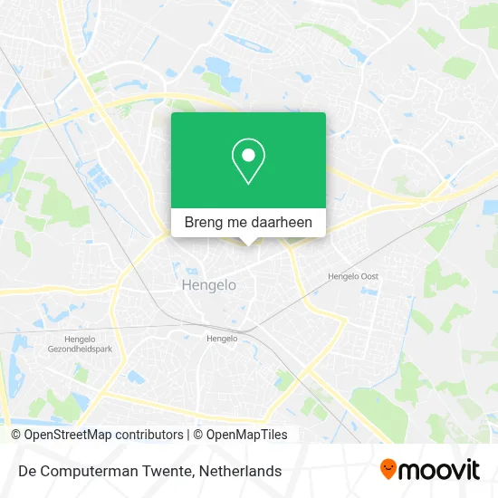 De Computerman Twente kaart